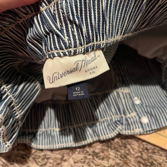 Universal thread nwt striped light wash paper bag waist jeans - Picture 3 of 11